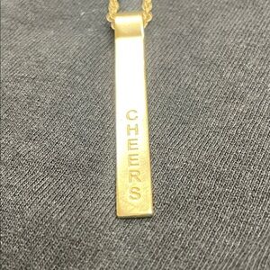 Chic Gold Bar Necklace